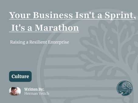 Your Business Isn't a Sprint, It's a Marathon
