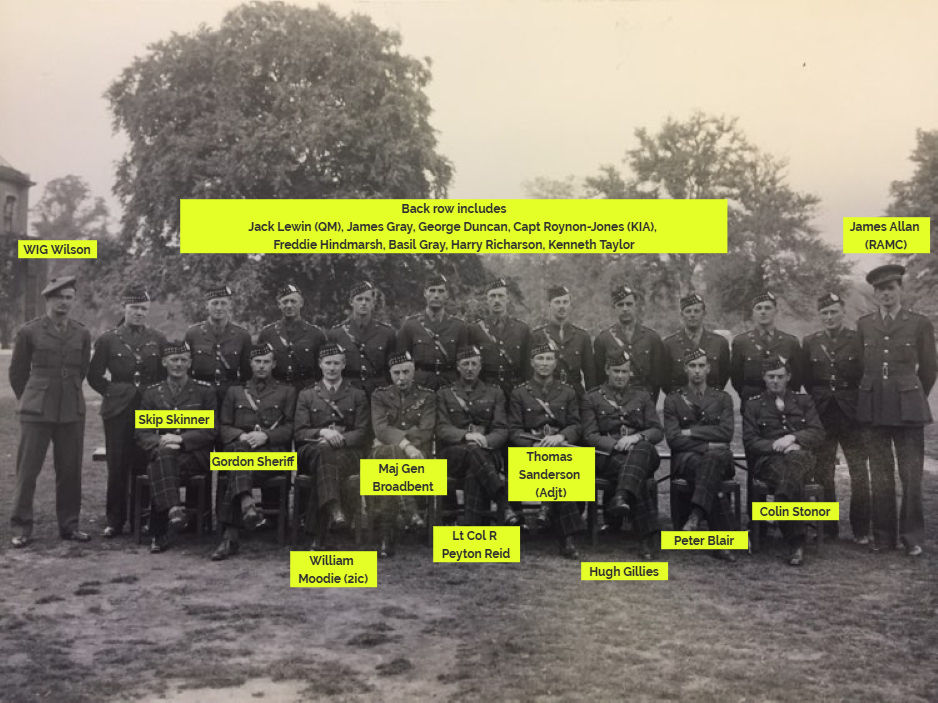 The Men Who Led: 1st KOSB Officers Before and After Normandy 1944