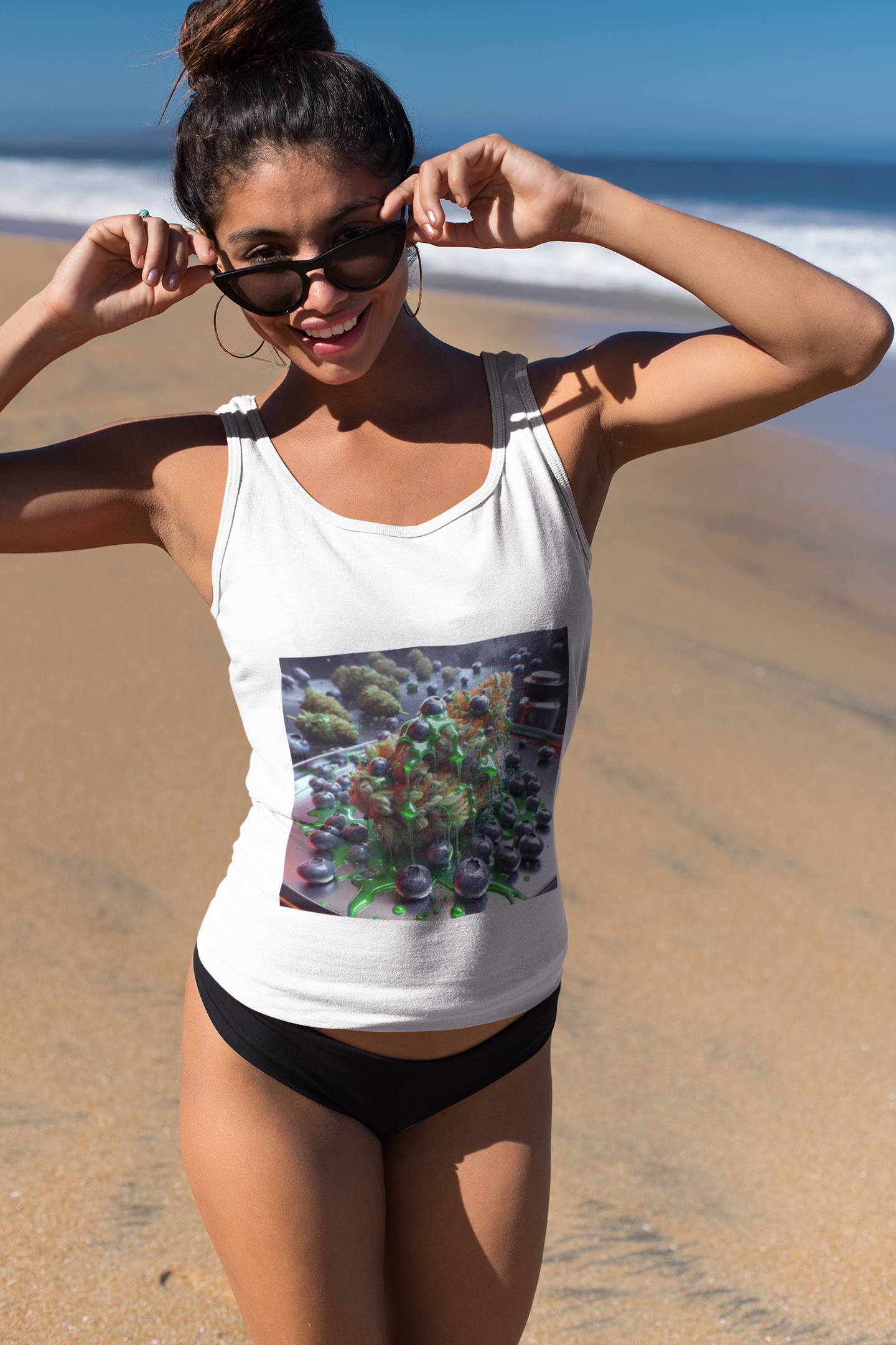 TRUTH NO BOOF© Glueberry Women's Racerback Tank