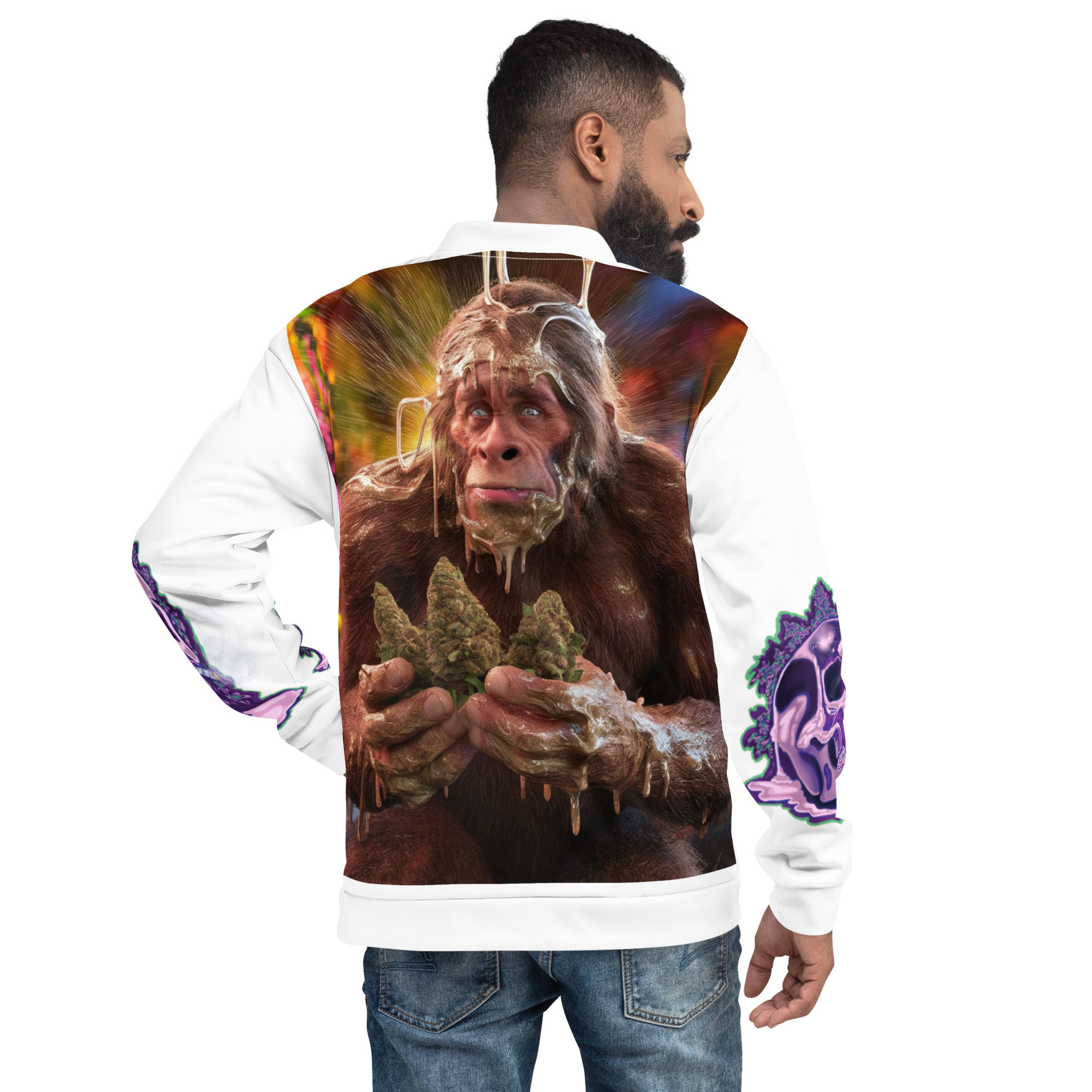 TRUTH NO BOOF© Big Foot Glue Unisex Bomber Jacket