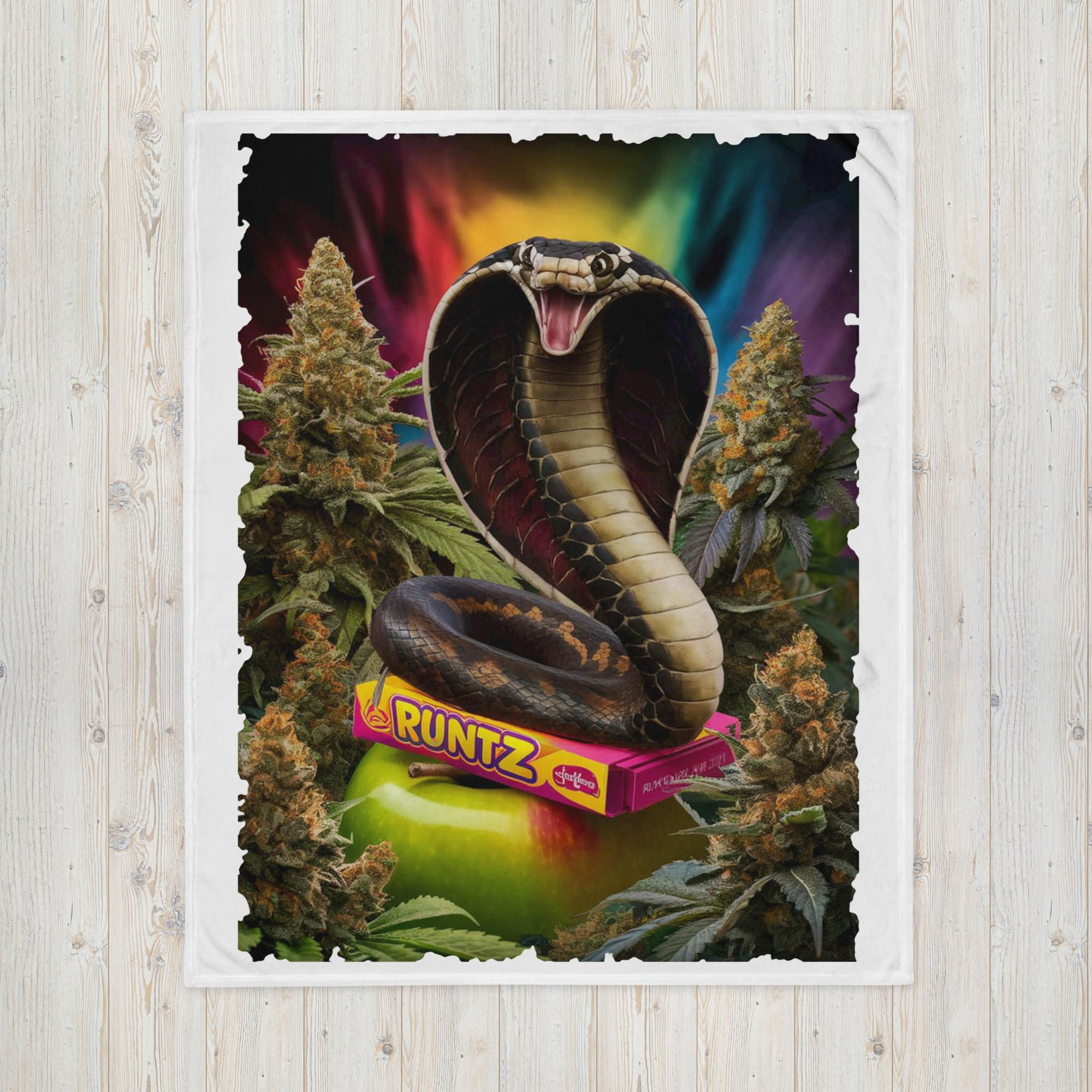 TRUTH NO BOOF© Forbidden Runtz Throw Blanket