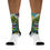 Thumbnail: MarijuanaShirts.com Snow Monster Eco-Friendly Graphic Socks with Colorful Design