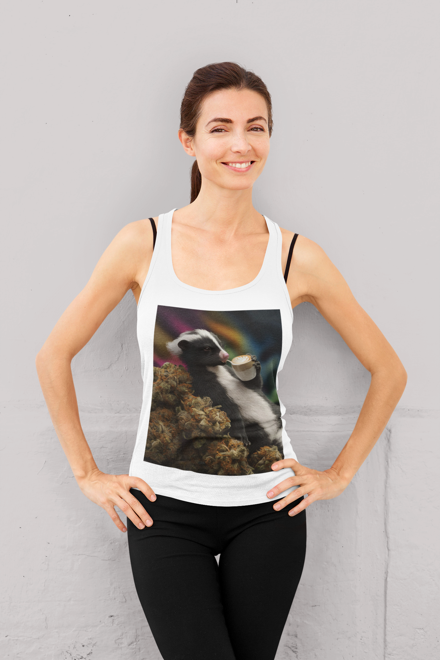 TRUTH NO BOOF© Pumpkin Spice Women's Racerback Tank