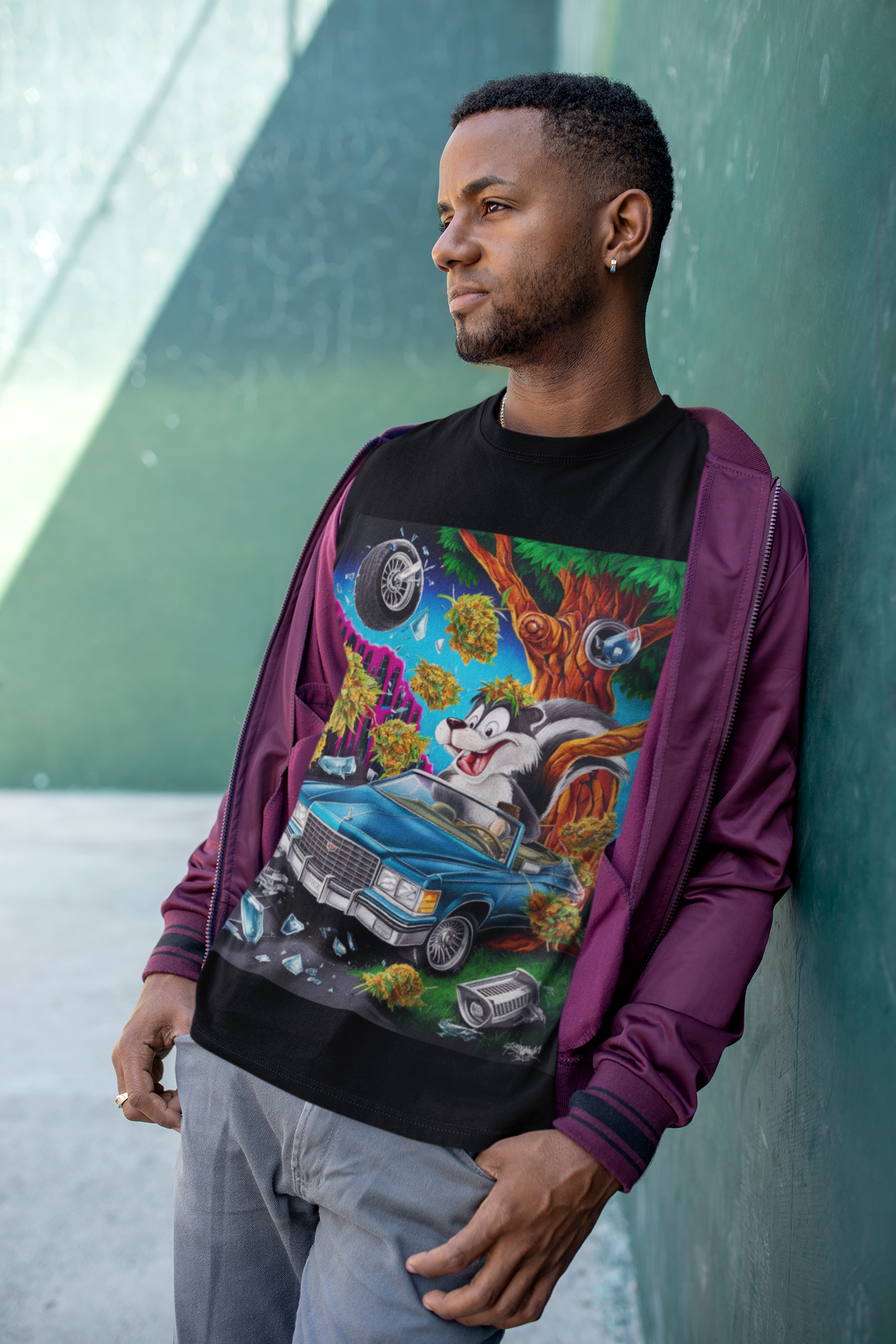 TRUTH NO BOOF© Skunk Wreck Unisex t-shirt