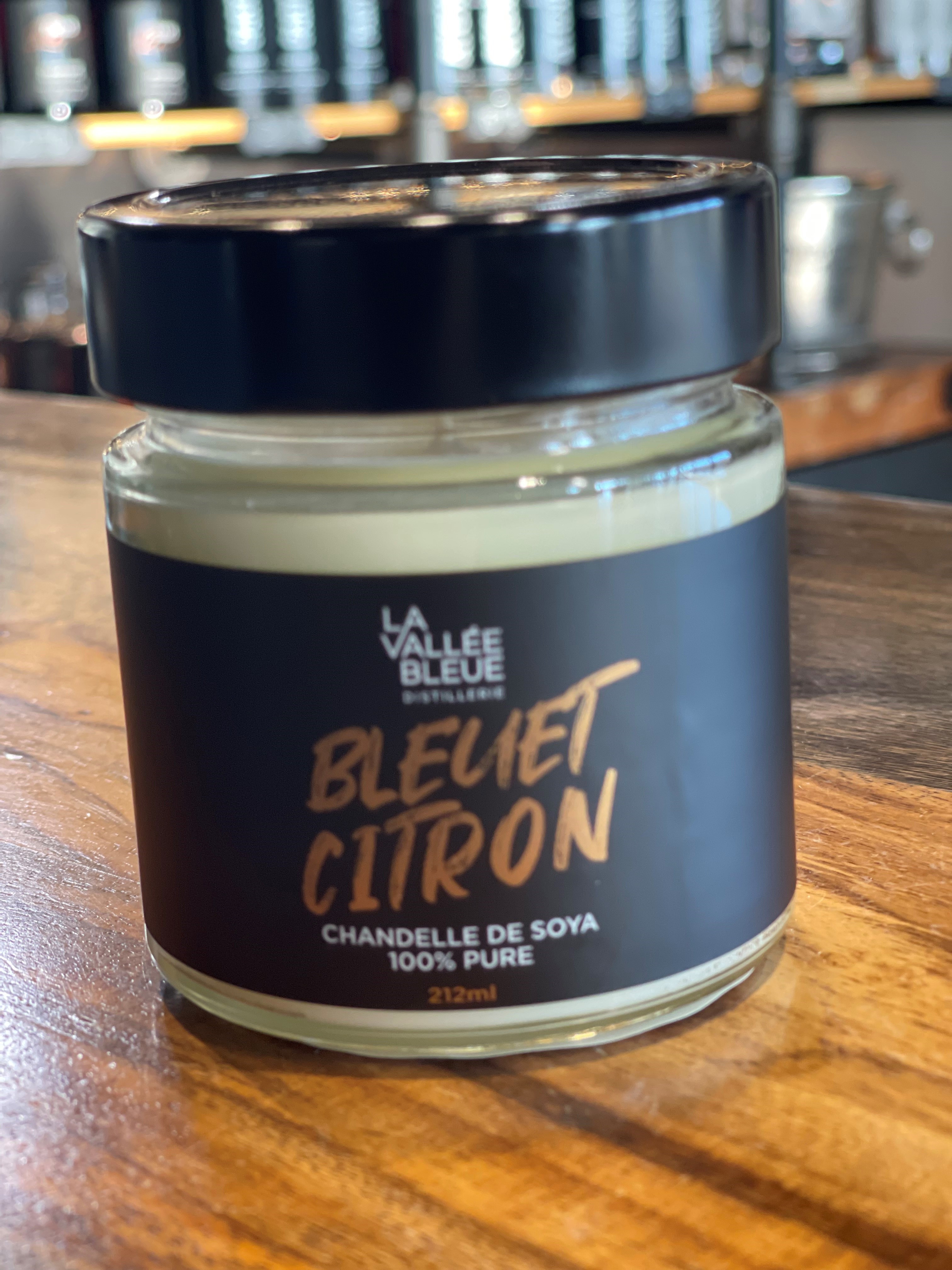 Chandelle "Bleuets-Citron"