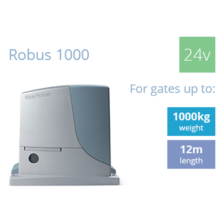 Miniatura: NICE-ROBUS 1.000 Kg.  -  24V USO INTENSIVO