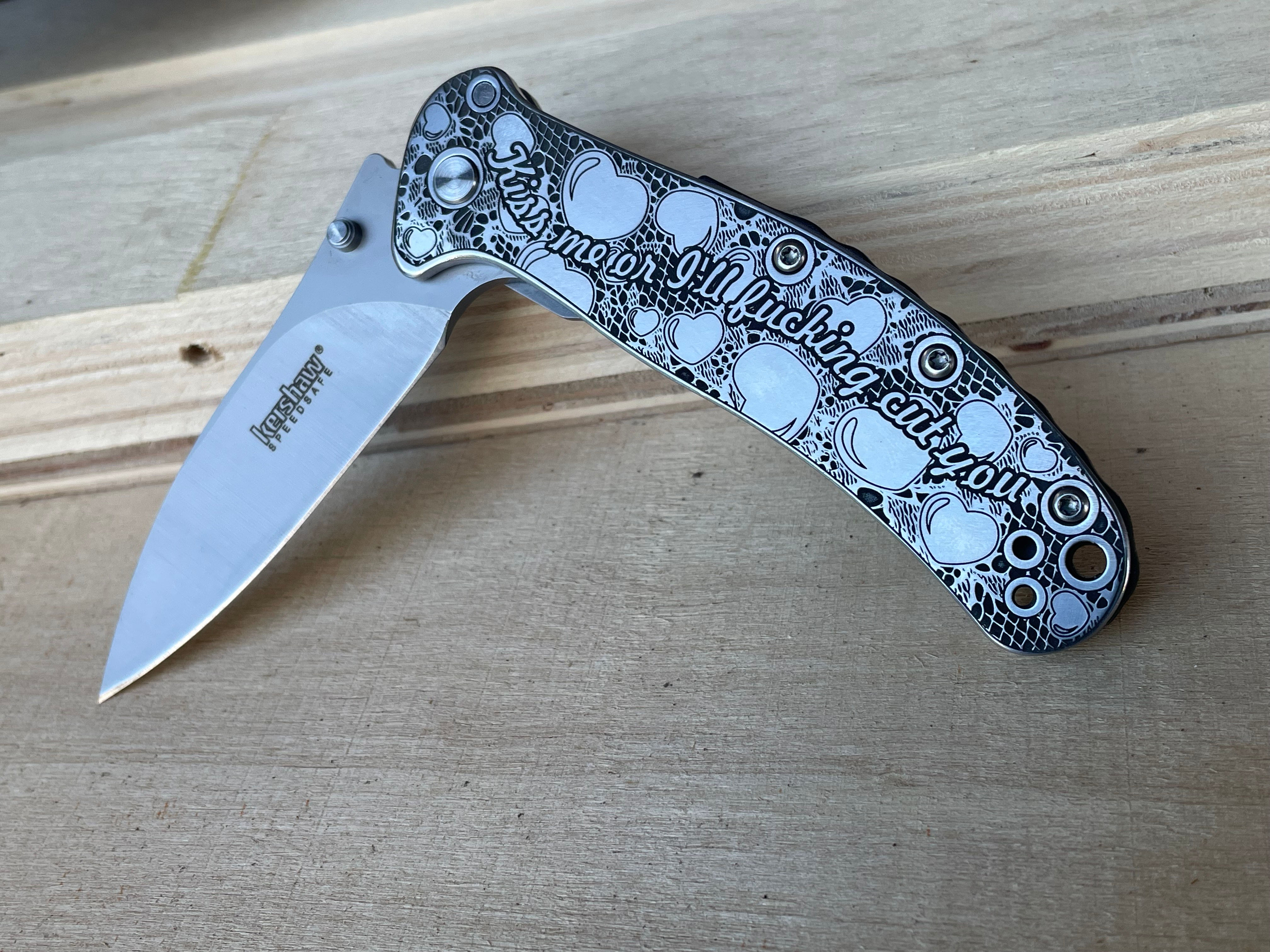 Deadly Valentine – Lace Heart EDC Knife