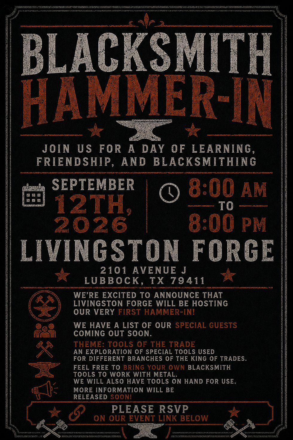 Livingston Forge Hammer-In