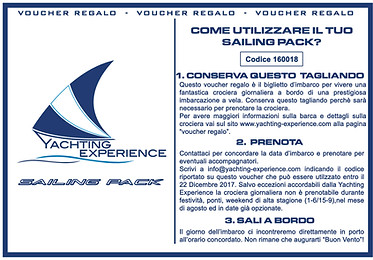 Voucher regalo sailing Pack