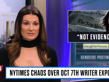NYT Writer Outed As IDF PROPAGANDIST - The Jewish Problem Is On Fire (Literally)