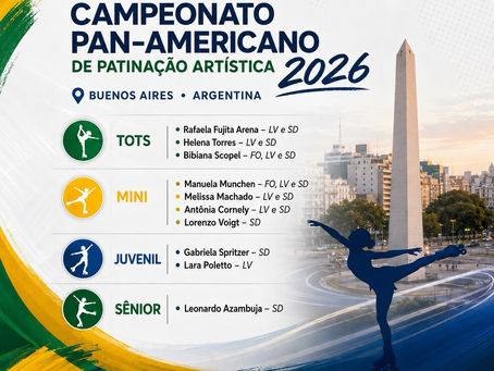GAÚCHOS NO CAMPEONATO PAN-AMERICANO DE PATINAÇÃO ARTÍSTICA 2026
