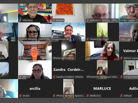 DIRETORIA E ASSOCIADOS SE REÚNEM COM DIRIGENTES DA NACIONAL