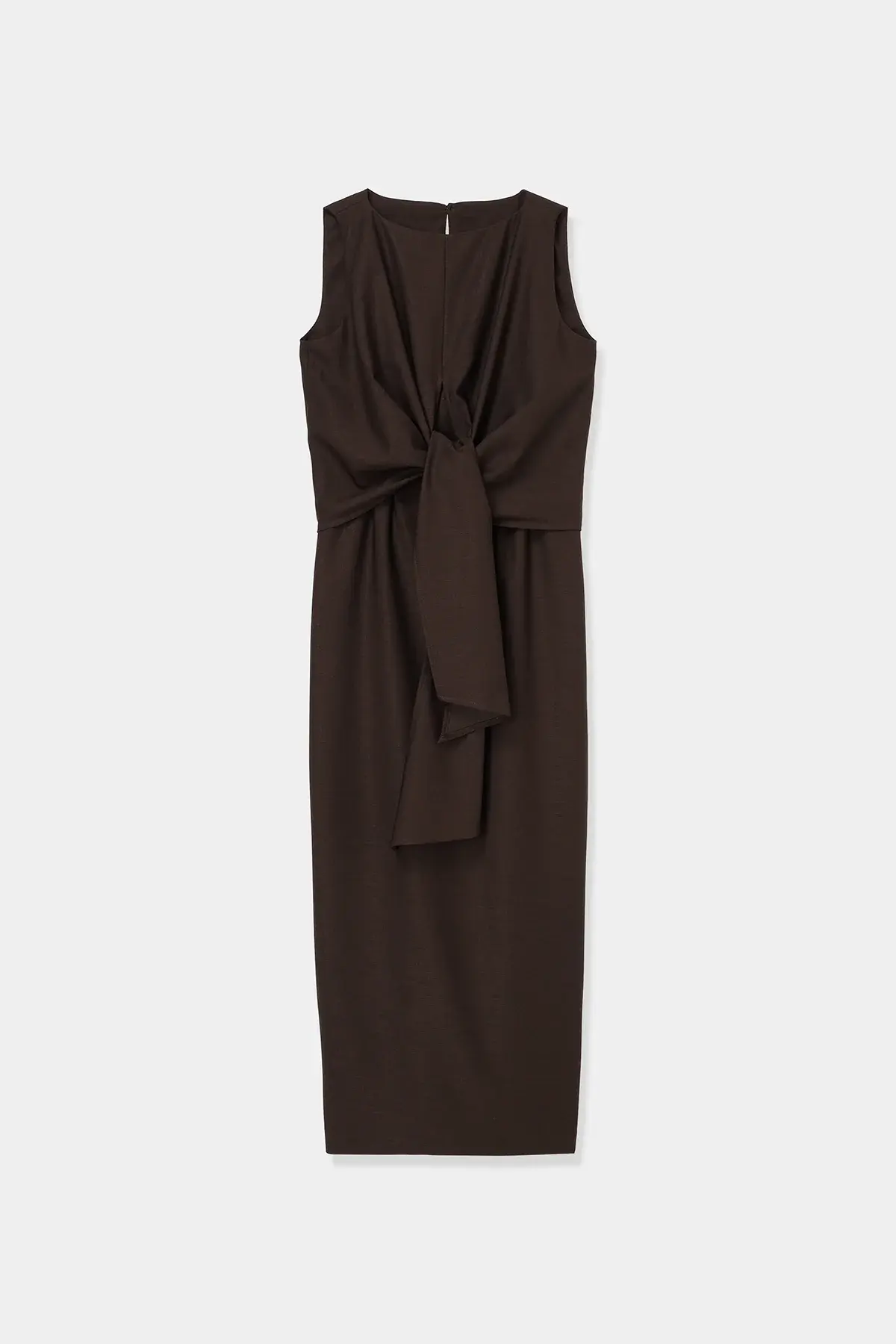 front tie drape dress(louren)