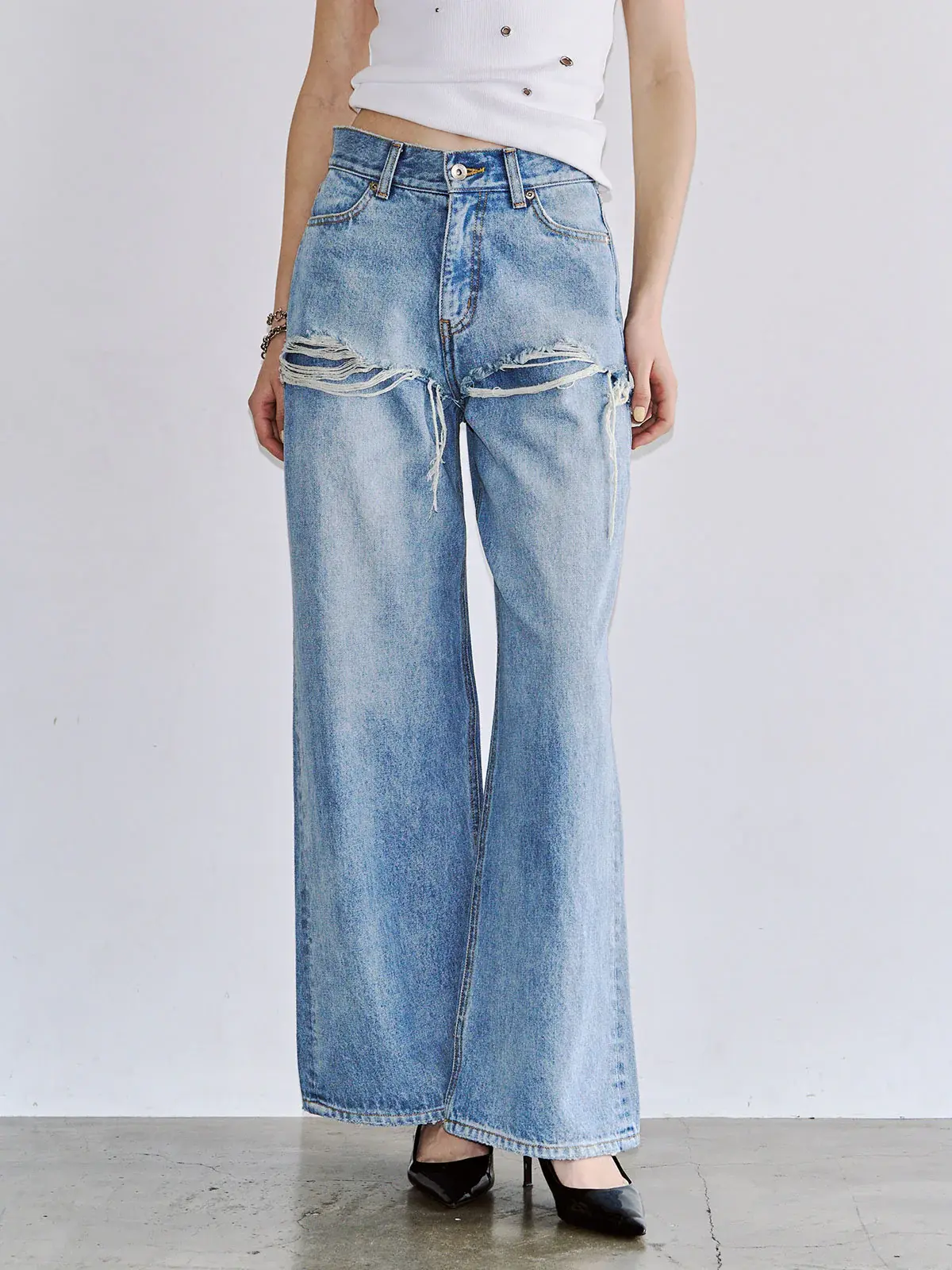 LAYERED LIKE DENIM PANTS (JOSE MOON)