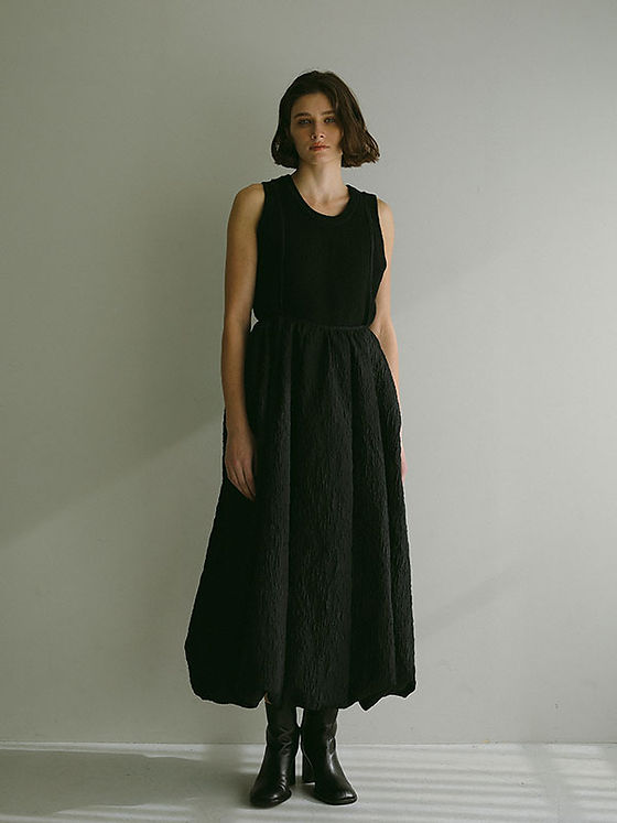 エトレトウキョウギャザーカットバルーンパンツグレー