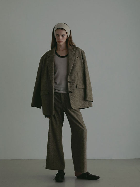 etre tokyo チェックツィードテーラードジャケット チェックツィードテーラージャケット（ETRE TOKYO） | BELINDA