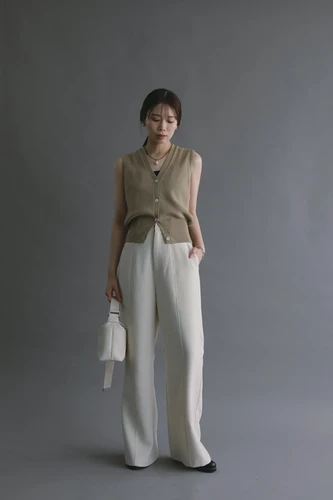 compact knit vest (louren) | BELINDA