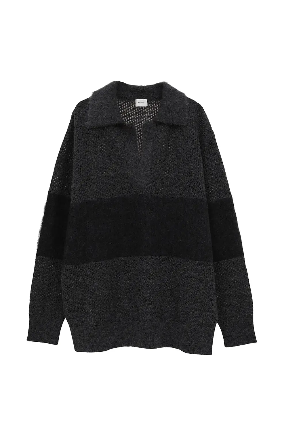 サムネイル： MOHAIR POLO KNIT（MANOF）