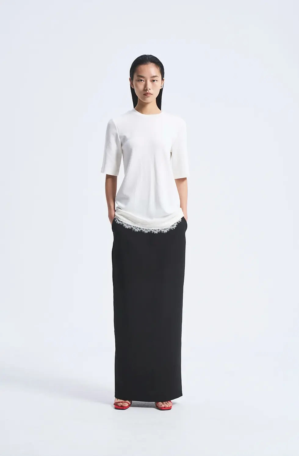 サムネイル： Tailored pencil skirt (Venica)
