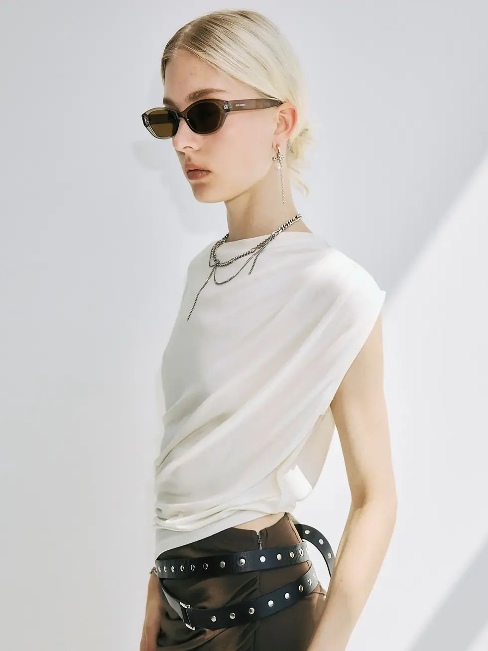 サムネイル： GATHER ASYMMETRY TSHIRT（JOSE MOON）