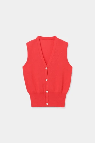 【新品】louren compact knit vest compact knit vest (louren) | BELINDA