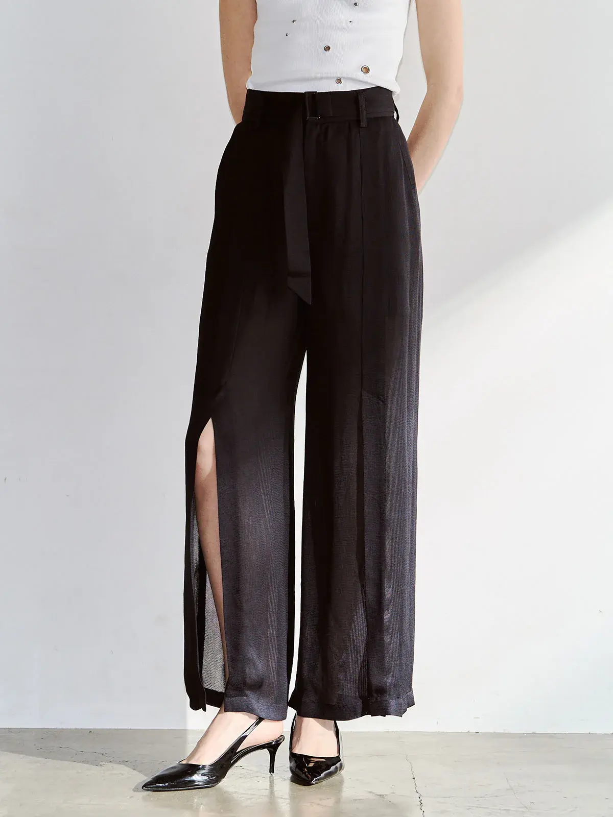 SHEER CUTTING PANTS (JOSE MOON)