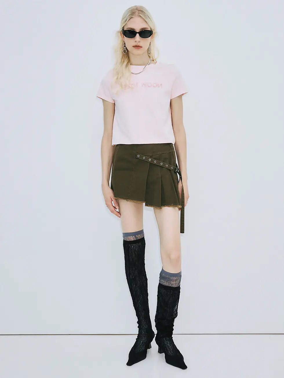 サムネイル： PIGMENT DYE MINI SKIRT (JOSE MOON)