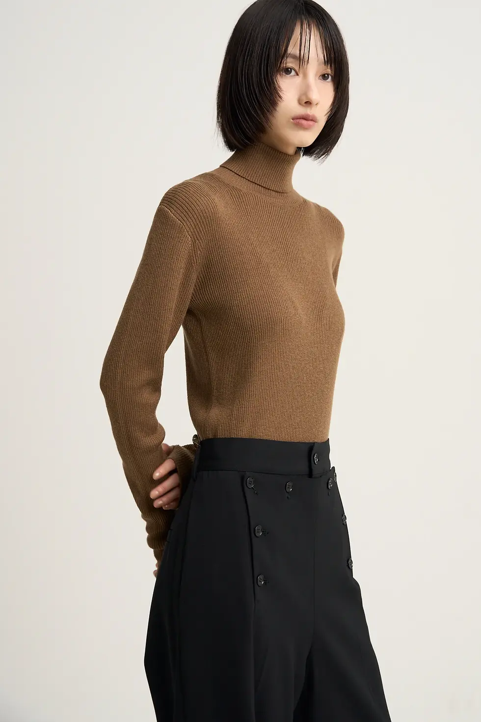 サムネイル： Turtleneck wool knit（Venica）
