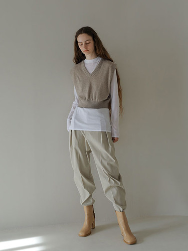 ETRE TOKYO ヘムファスナーテーパードパンツ ヘムファスナーテーパードパンツ（ETRE TOKYO） | BELINDA