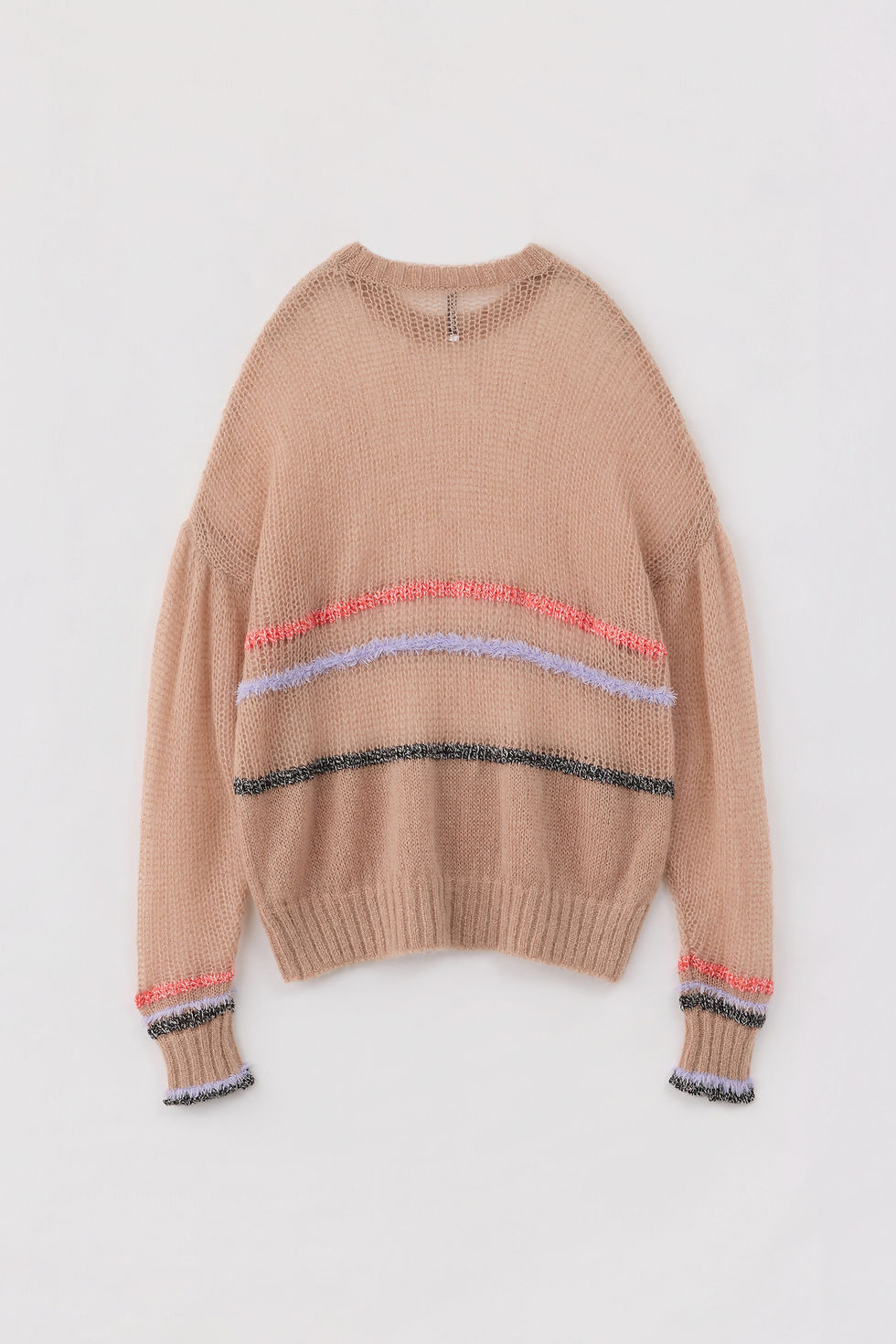 サムネイル： SHEER MOHAIR PULLOVER (A CCORDION)