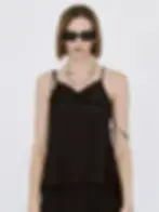 サムネイル： CROSS OVER LACE CAMI(JOSE MOON）