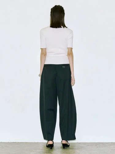 HALF SLEEVE RIB KNIT JOSE MOON　ジョゼムーン HALF SLEEVE RIB KNIT (JOSE MOON) | BELINDA