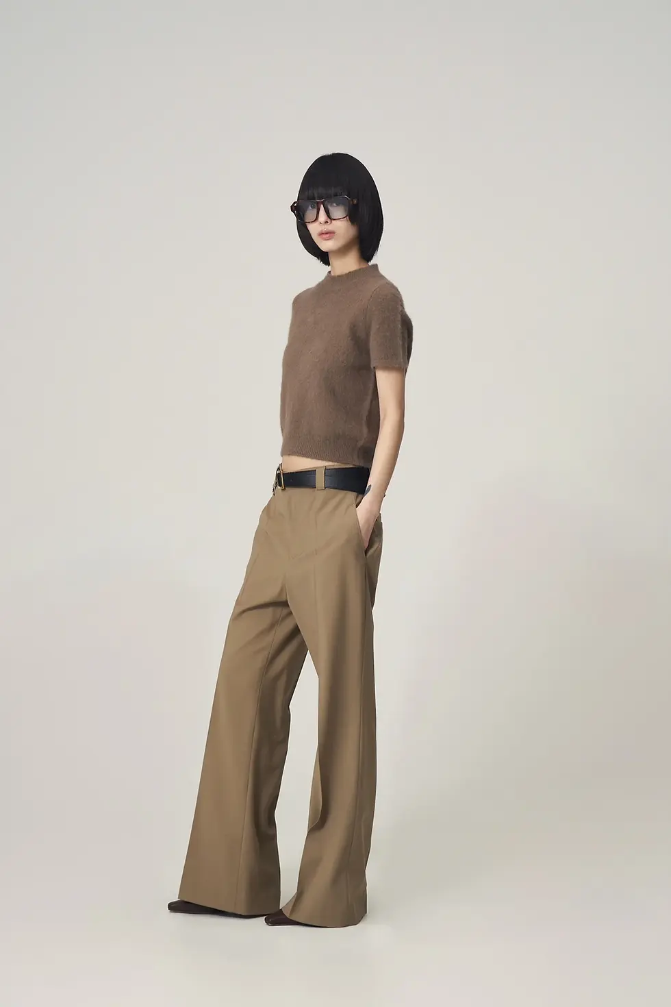 サムネイル： Slim flare wool pants（Venica）