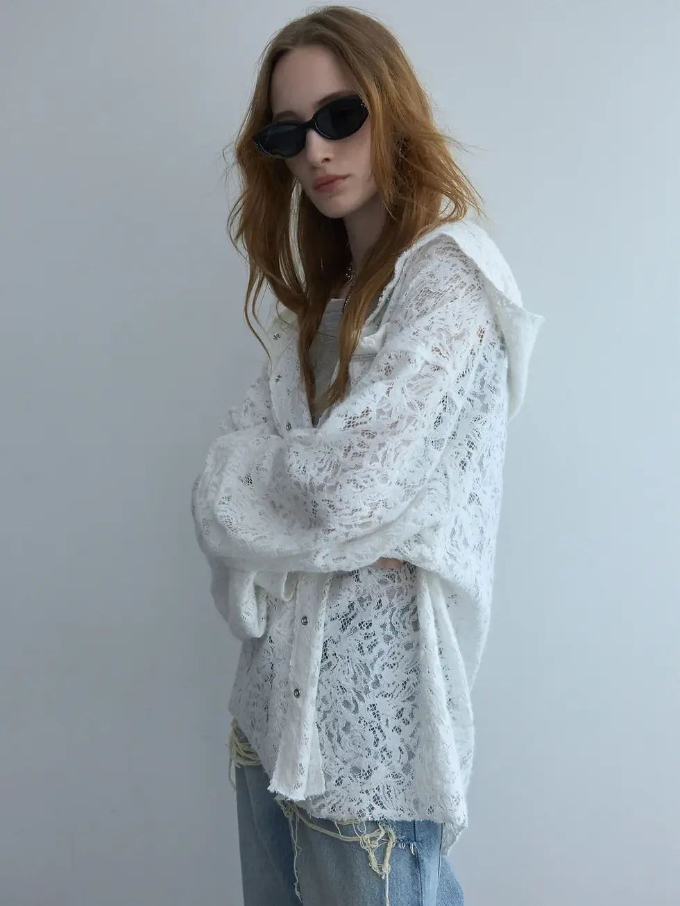 サムネイル： HOODIE LACE SHIRTS（JOSE MOON）