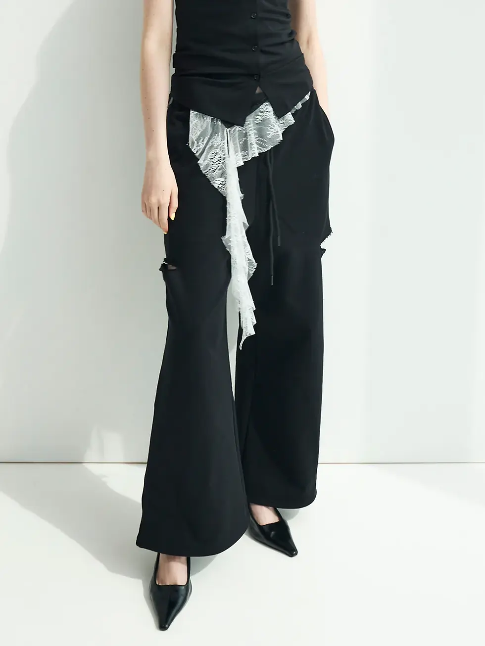 サムネイル： SIDE SLIT SWEATPANTS NW (JOSE MOON)