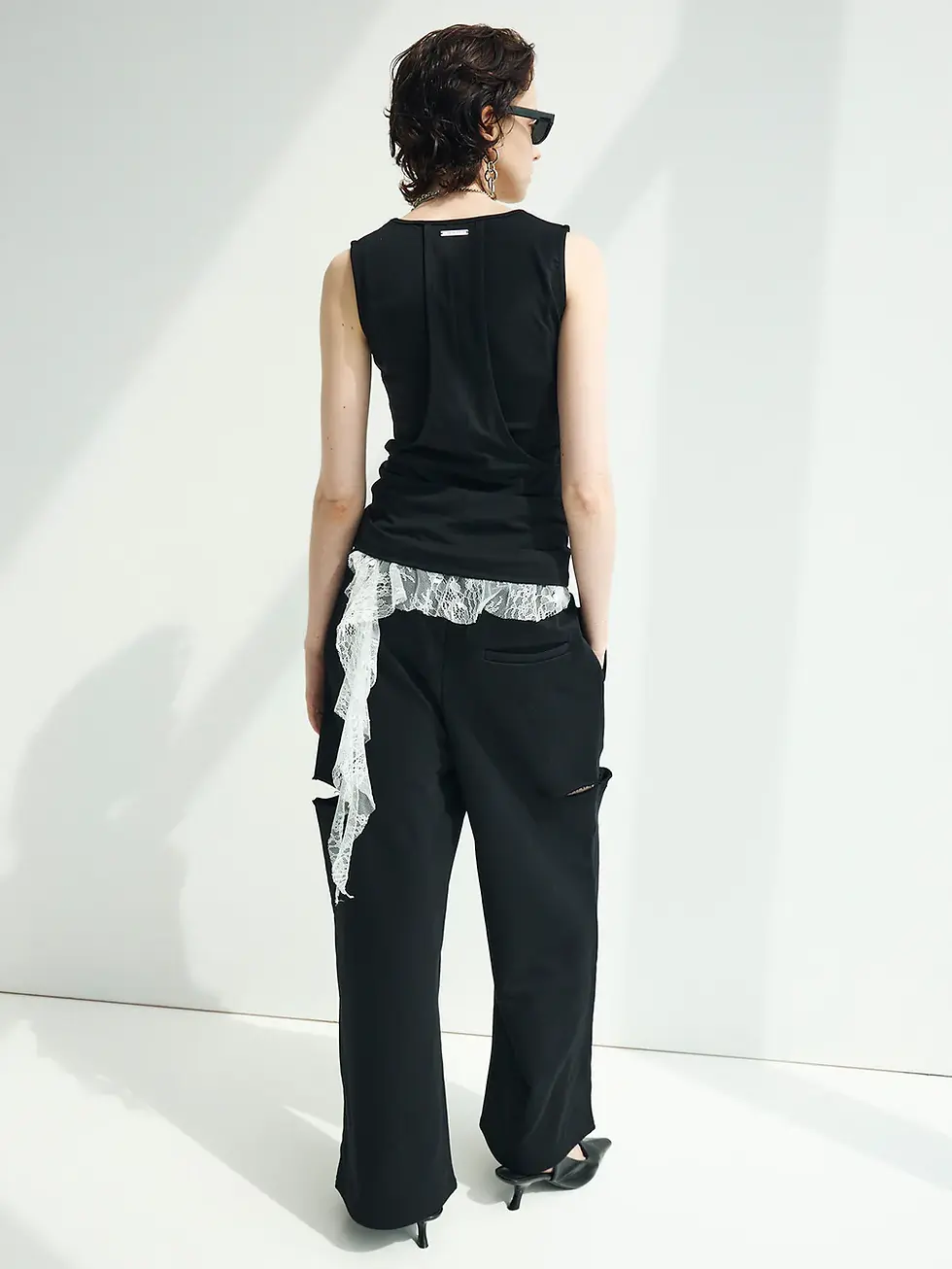 サムネイル： SIDE SLIT SWEATPANTS NW (JOSE MOON)