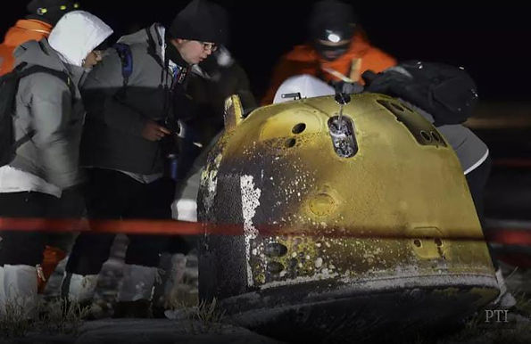 China's space probe brought 1,731 grams of samples from moon