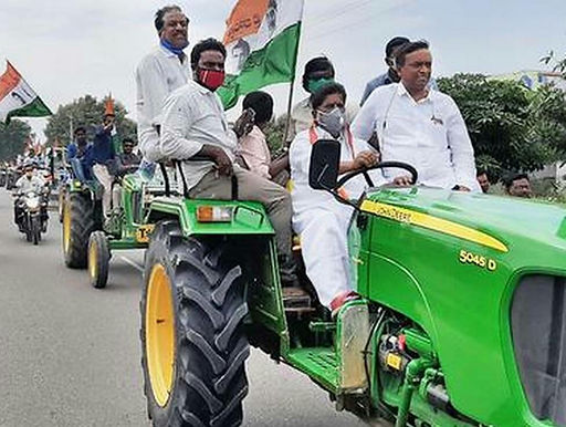 Congress Leader Revanth Reddy : Centre, Telangana Government not concerned about ryots.