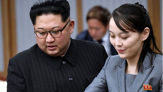 Kim Jong -un's sister cautions against a military drill between South Korea and the United States.