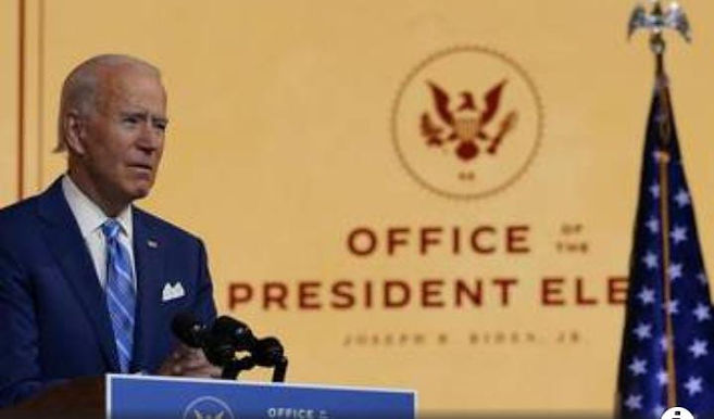 WERE AT WAR WITH THE VIRUS NOT EACG OTHER BIDEN IN THANKSGIVING ADDRESS