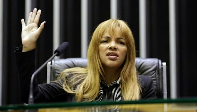 A former Brazilian congresswoman has been arrested and charged with the murder of her husband