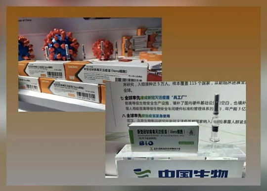 China shows its COVID-19 vaccines for 1st time, displays vials at trade fair