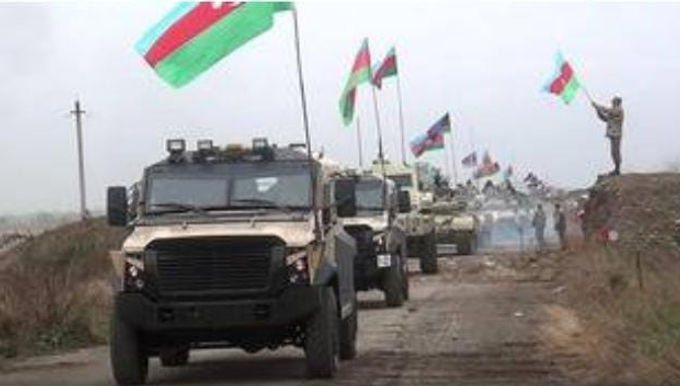 AZEEBAIJAN SAYS ARMY HAS ENTERED KALBAJAR DISTRICT HANDED OVER BY ARMENIA