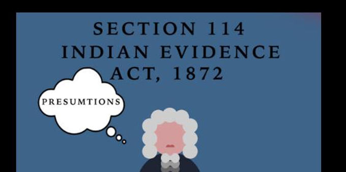 114 evidence act- adverse inference can be drawn against party who does not appear in person to depose: Supreme Court