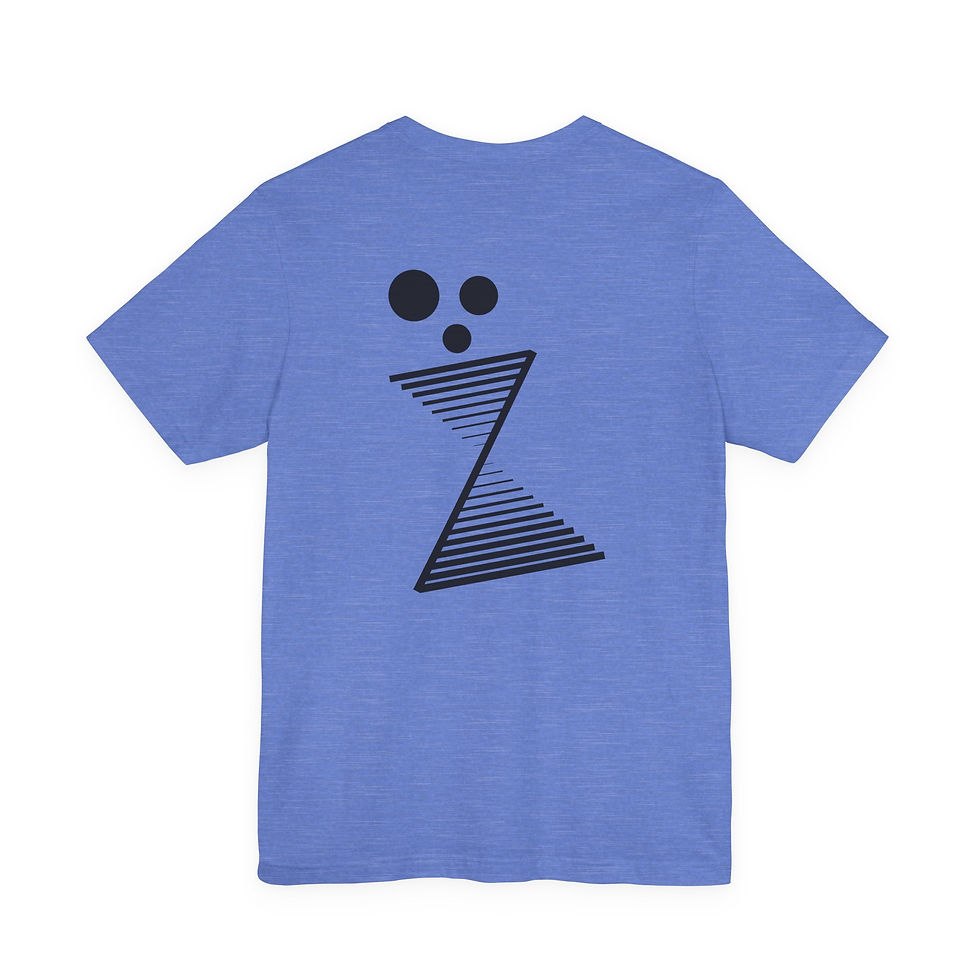 Thumbnail: Intriate Black Logo Unisex Jersey Short Sleeve Tee