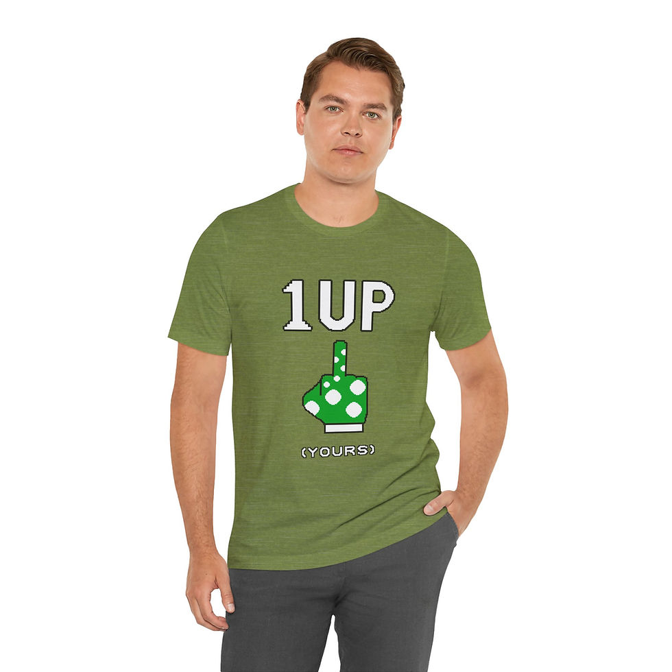 Thumbnail: The Shirts Amendment 1 UP (YOURS) Mushroom Glove Unisex Jersey Short Sleeve Tee