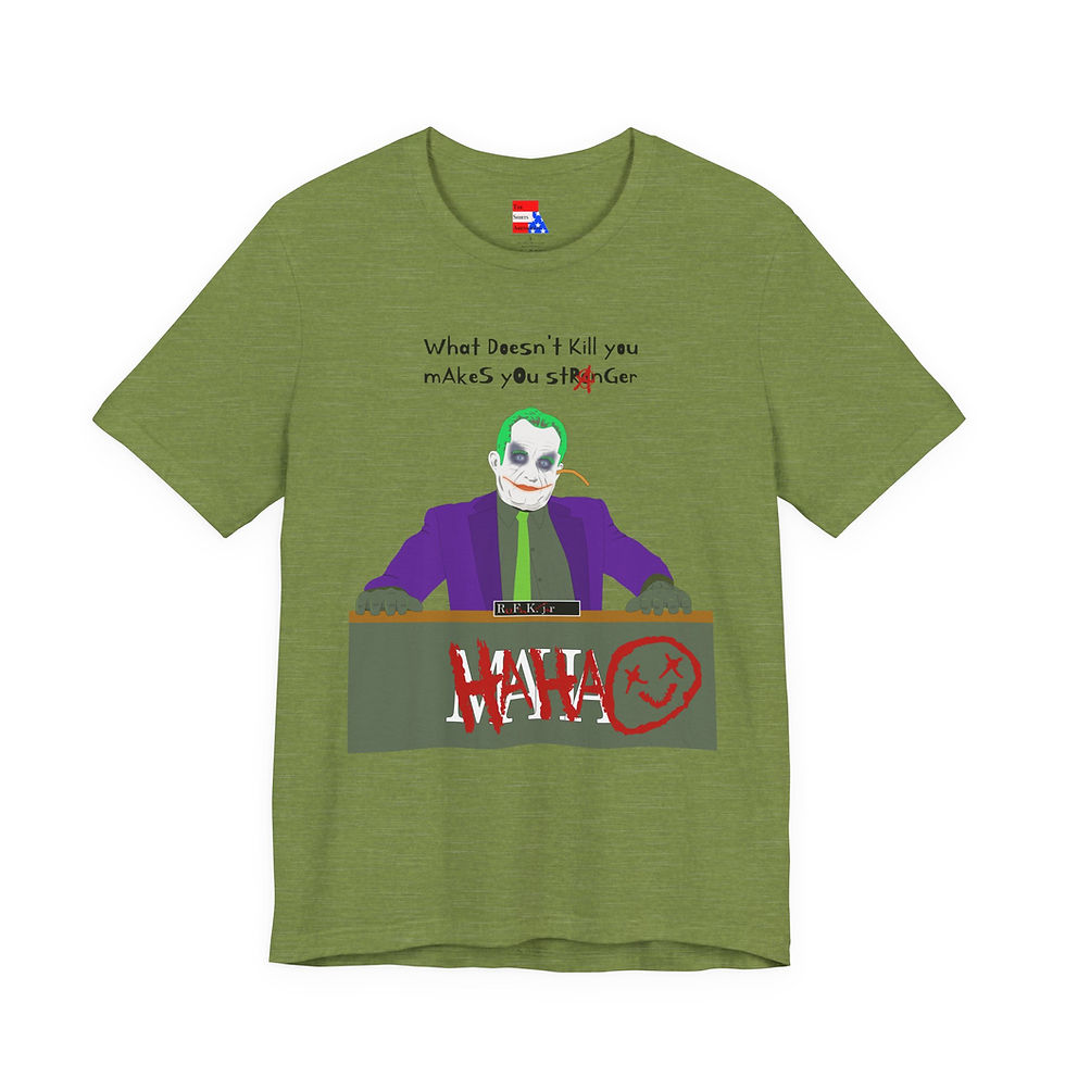 Thumbnail: Satirical RFKjr as Joker a-la Dark Night see product description