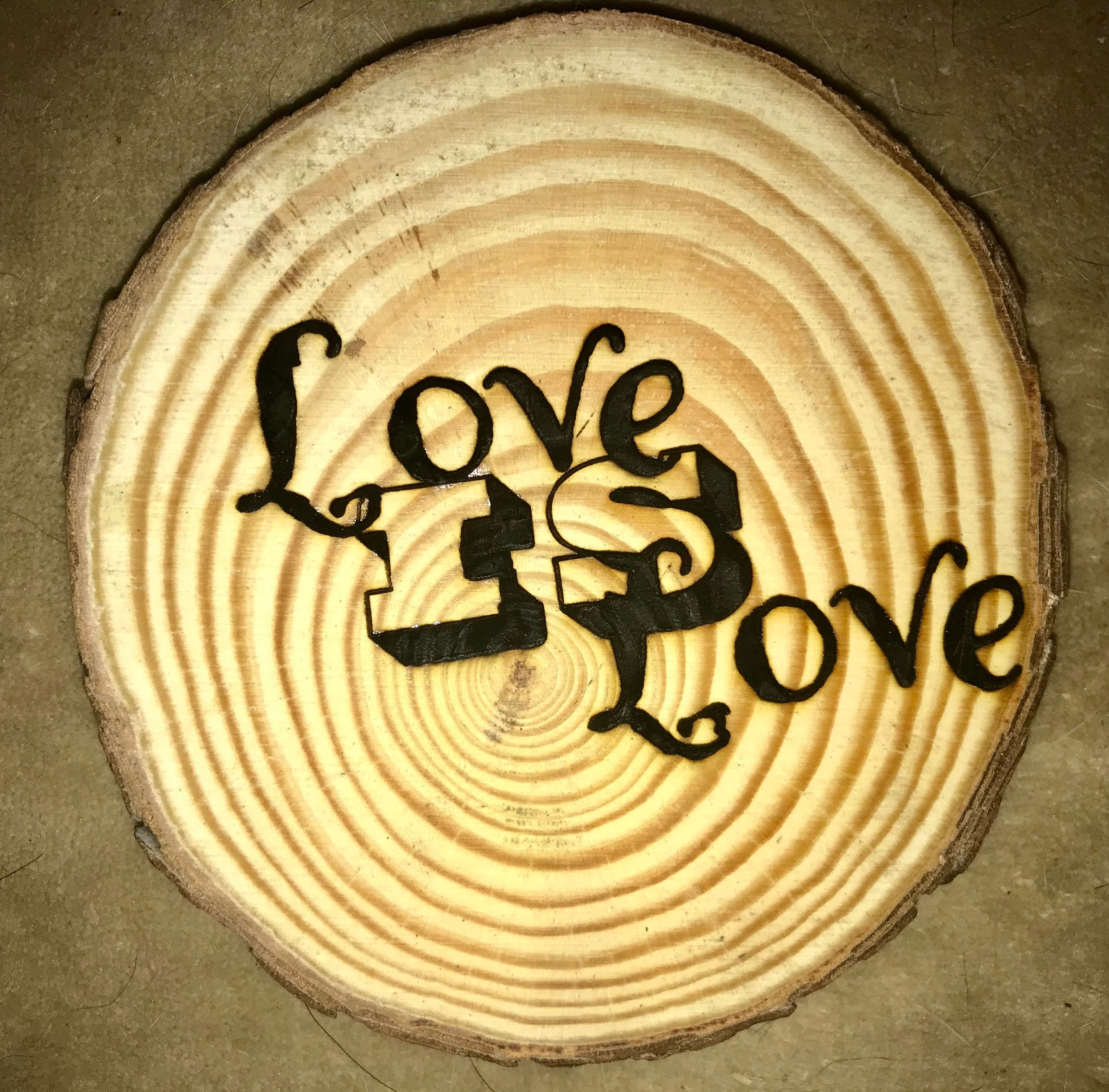 Natural Wood Slice Wall Hanging/ Shelf Art