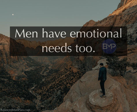 Men Have Feelings Too: Manhood in Modern Society
