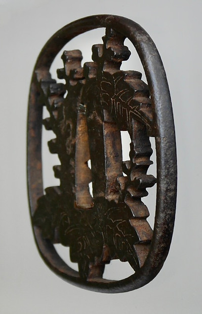 肥後鐔初代西垣勘四郎, Higo tsuba Nishigaki Kanshiro